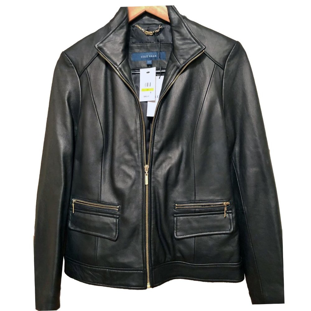 Cole Haan 100% Lamb Skin Jacket